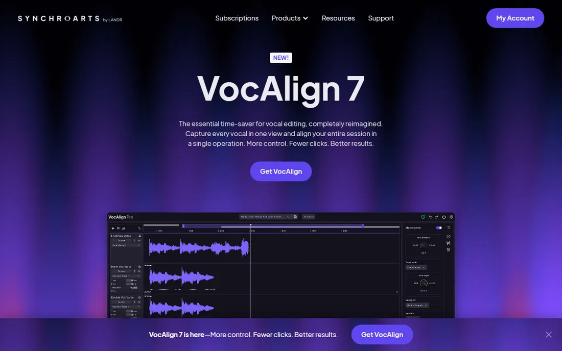 Synchro Arts Revoice Pro homepage