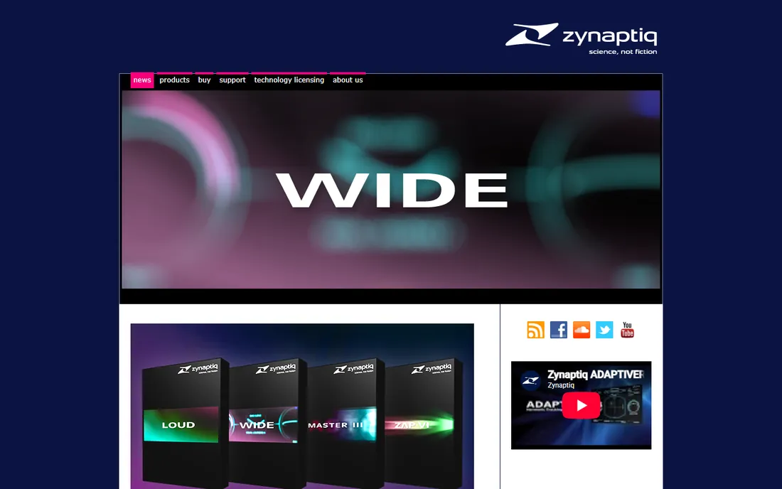 Zynaptiq PitchMap homepage