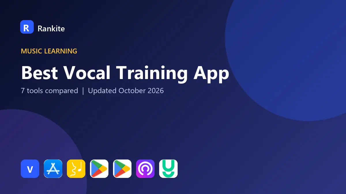 Best Vocal Training App in 2026: 7 Tools Compared