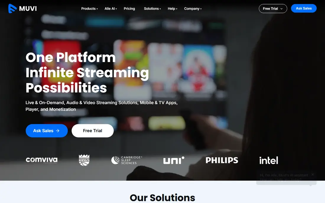 Muvi homepage