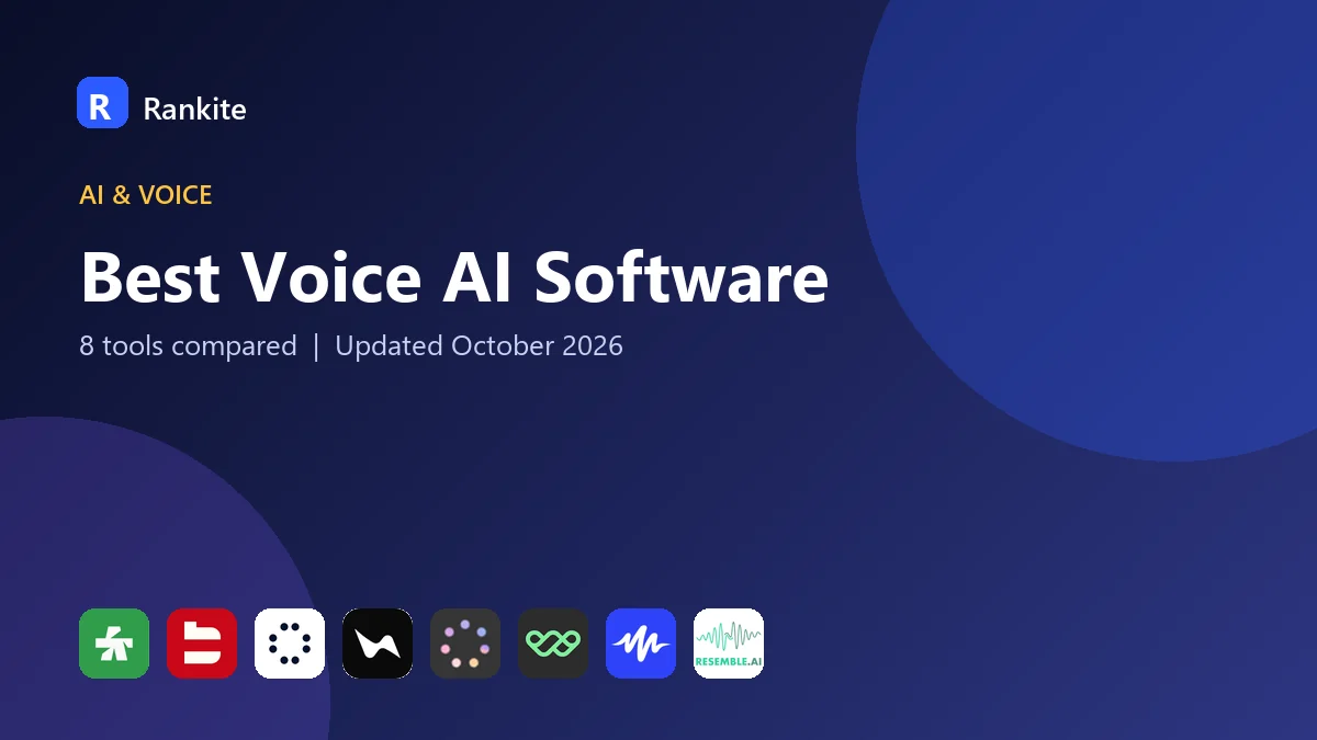 Best Voice AI Software: 8 Tools Compared