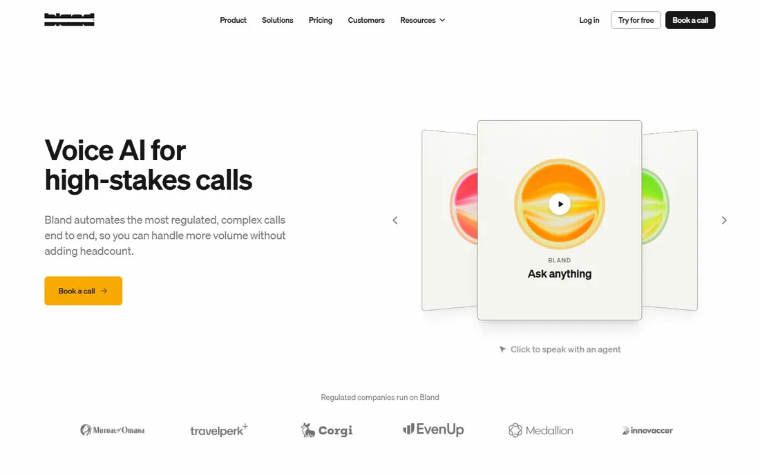 Bland homepage