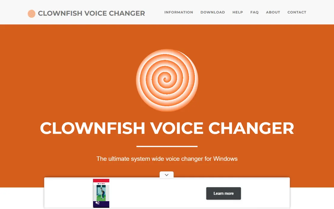 Clownfish homepage