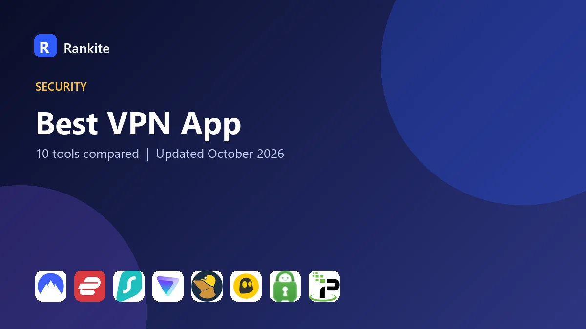 Best VPN App in 2026: 10 Tools Compared
