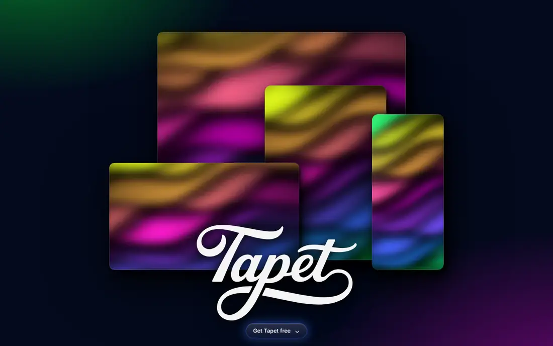 Tapet homepage