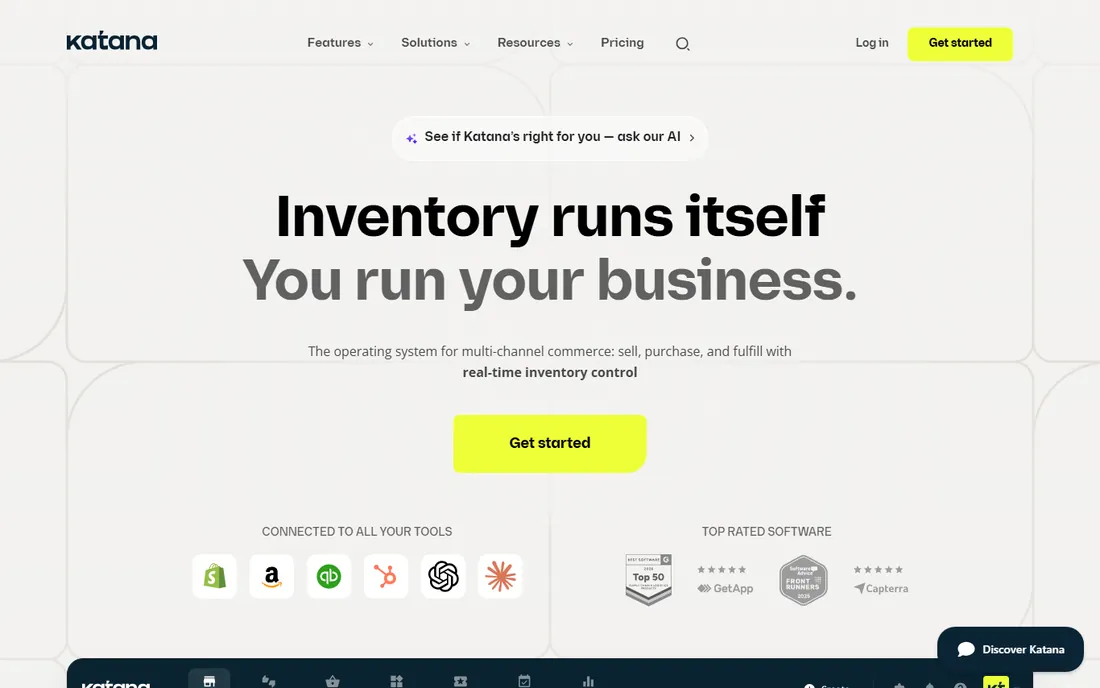 Katana homepage