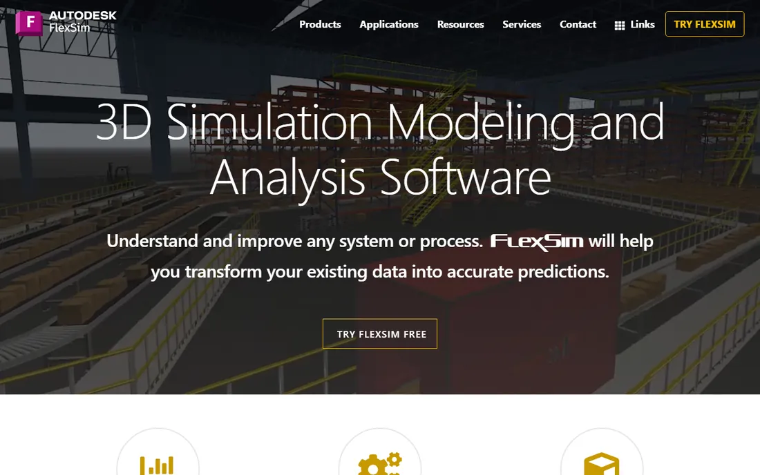 FlexSim homepage