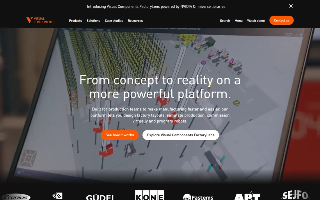 Visual Components homepage