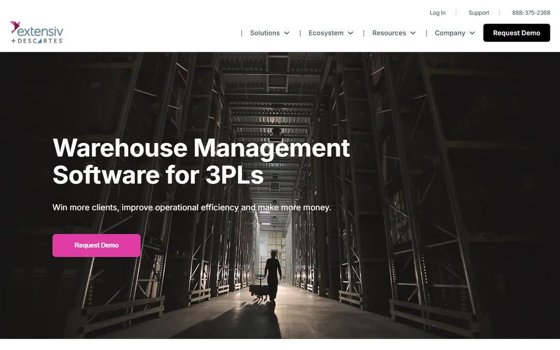 3PL Warehouse Manager homepage