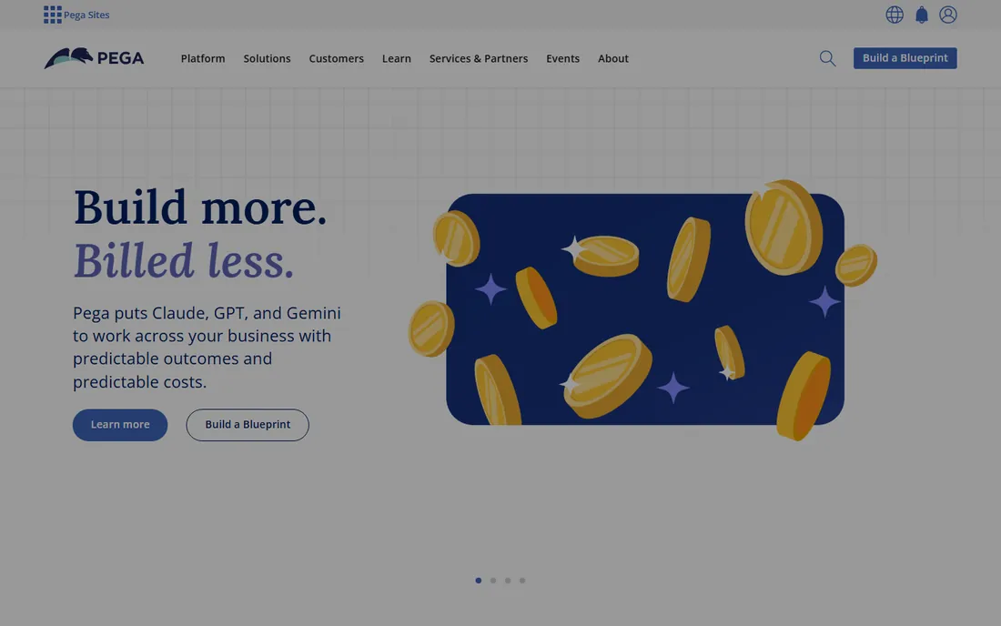 Pega Warranty homepage