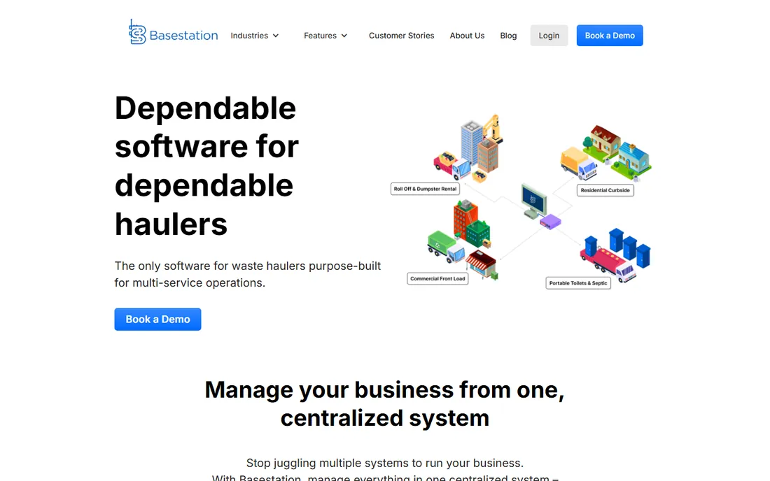 Basestation homepage