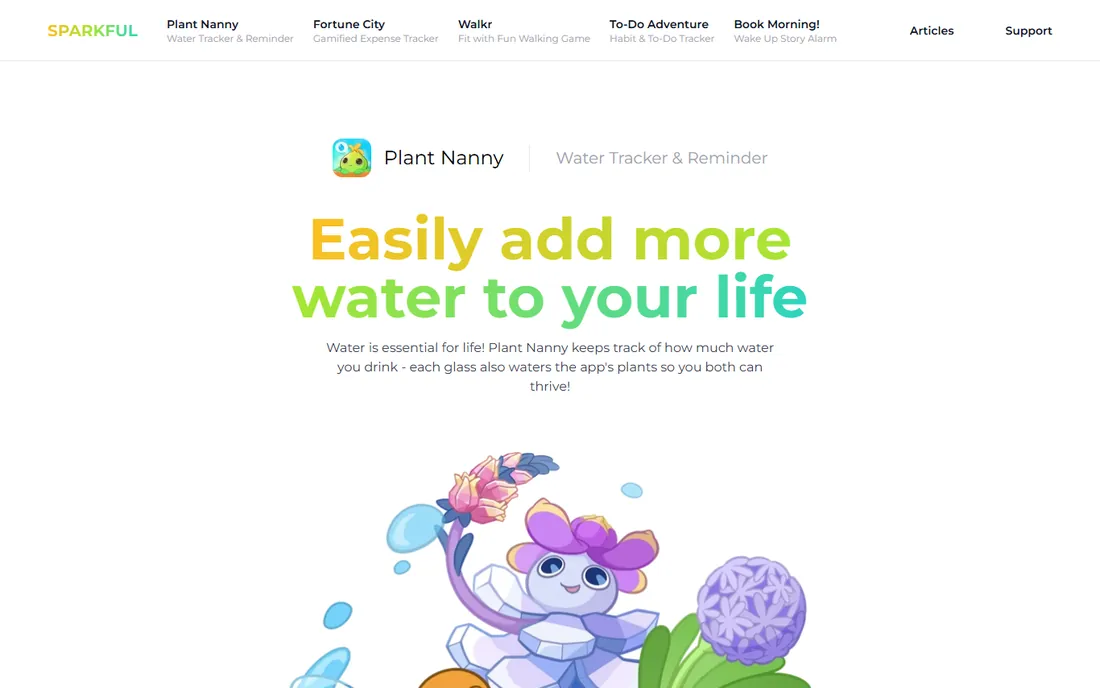 Plant Nanny homepage