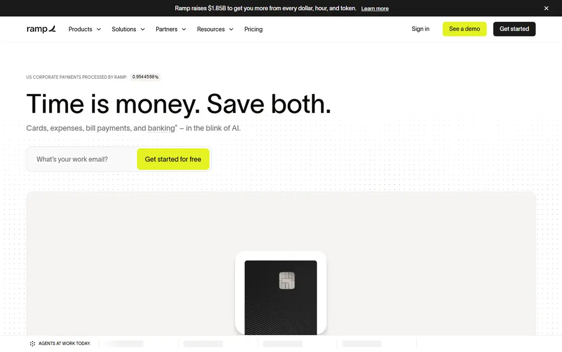Ramp homepage