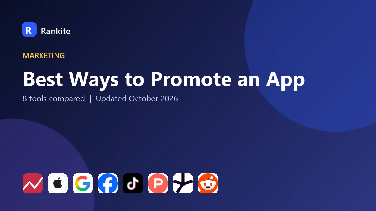 Best Ways to Promote an App in 2026: 8 Tools Compared