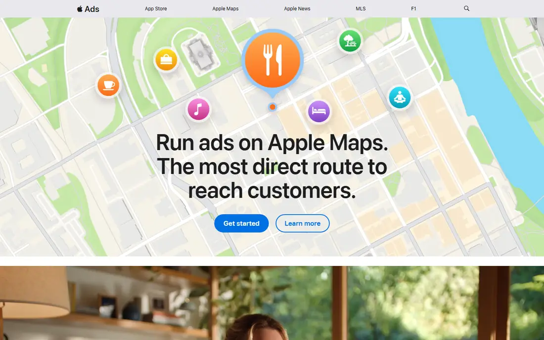 Apple Search Ads homepage