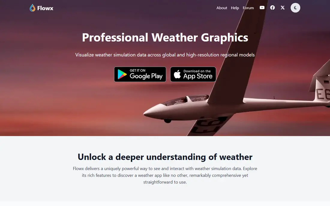 Flowx homepage
