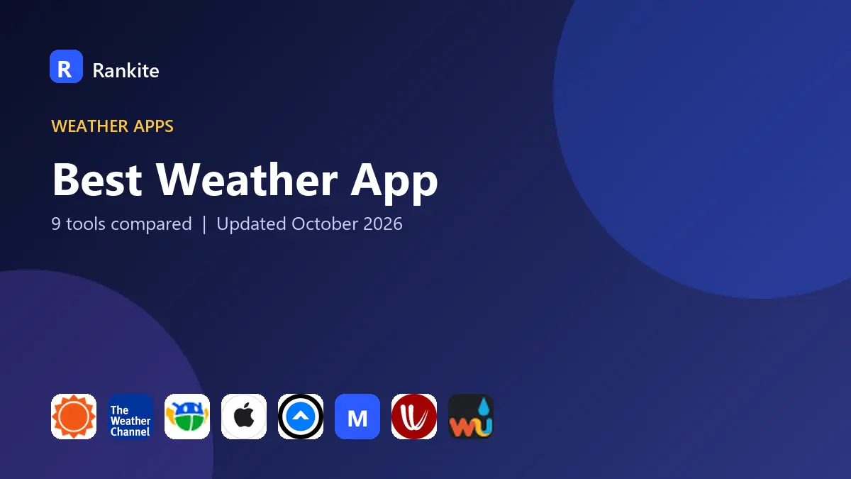 Best Weather App in 2026: 9 Tools Compared