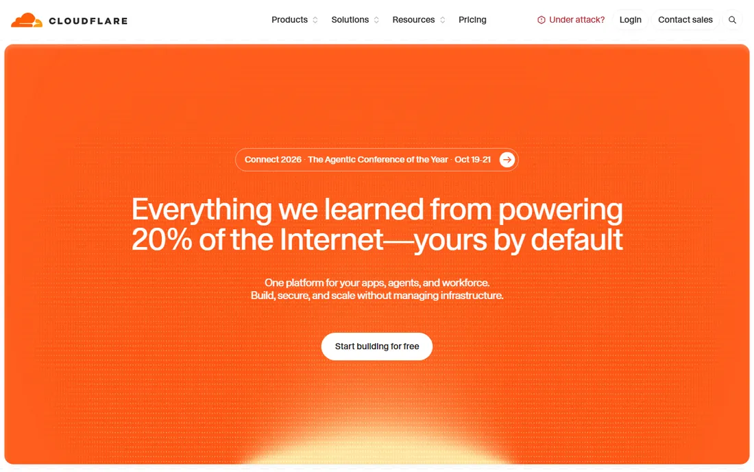Cloudflare Gateway homepage