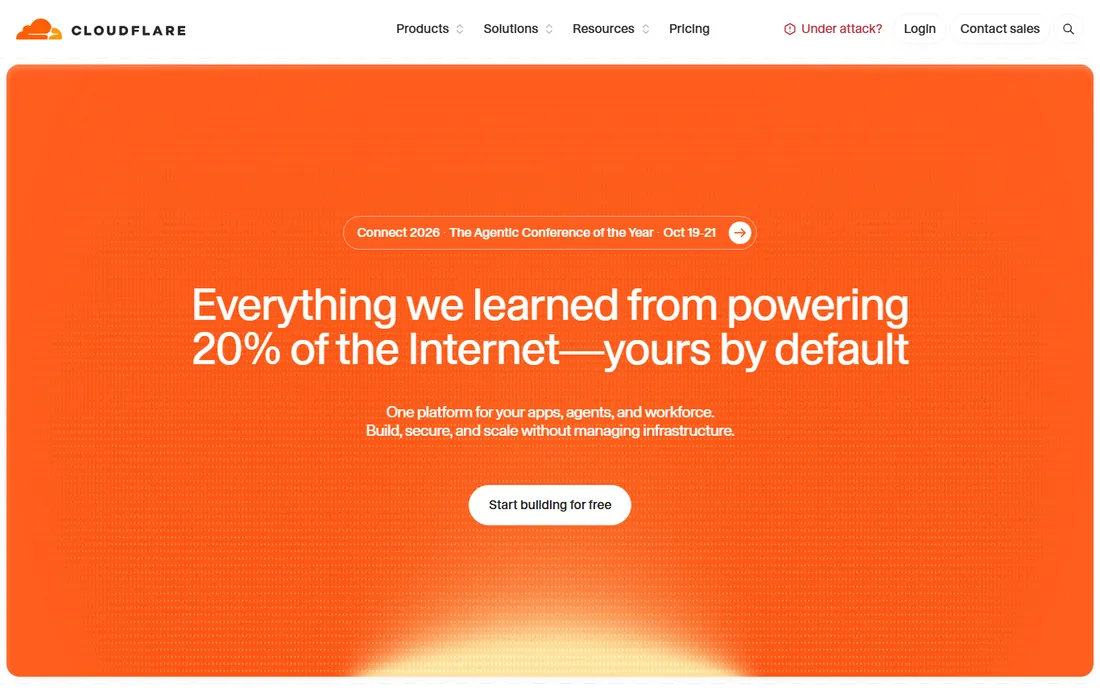 Cloudflare Gateway homepage