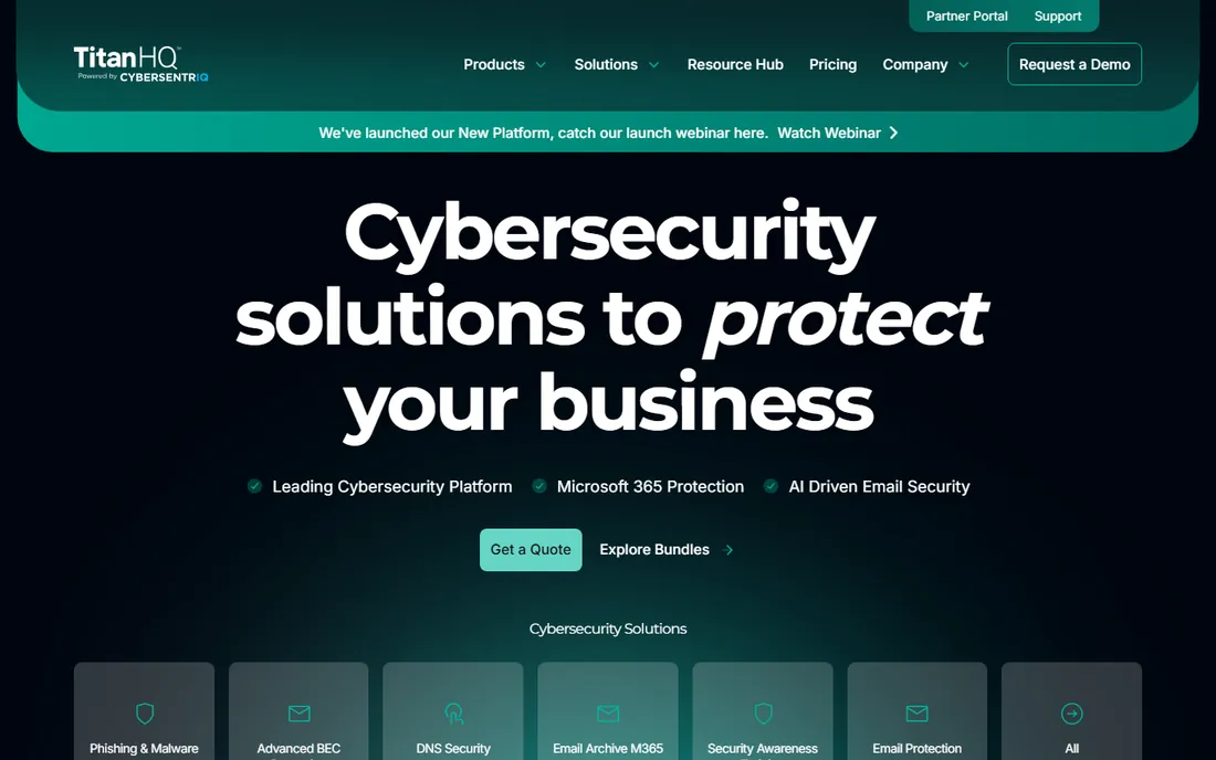 WebTitan homepage