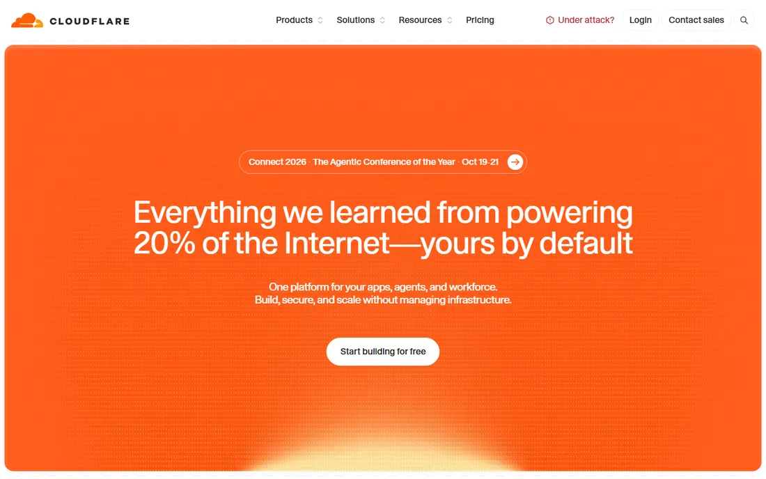Cloudflare Gateway homepage