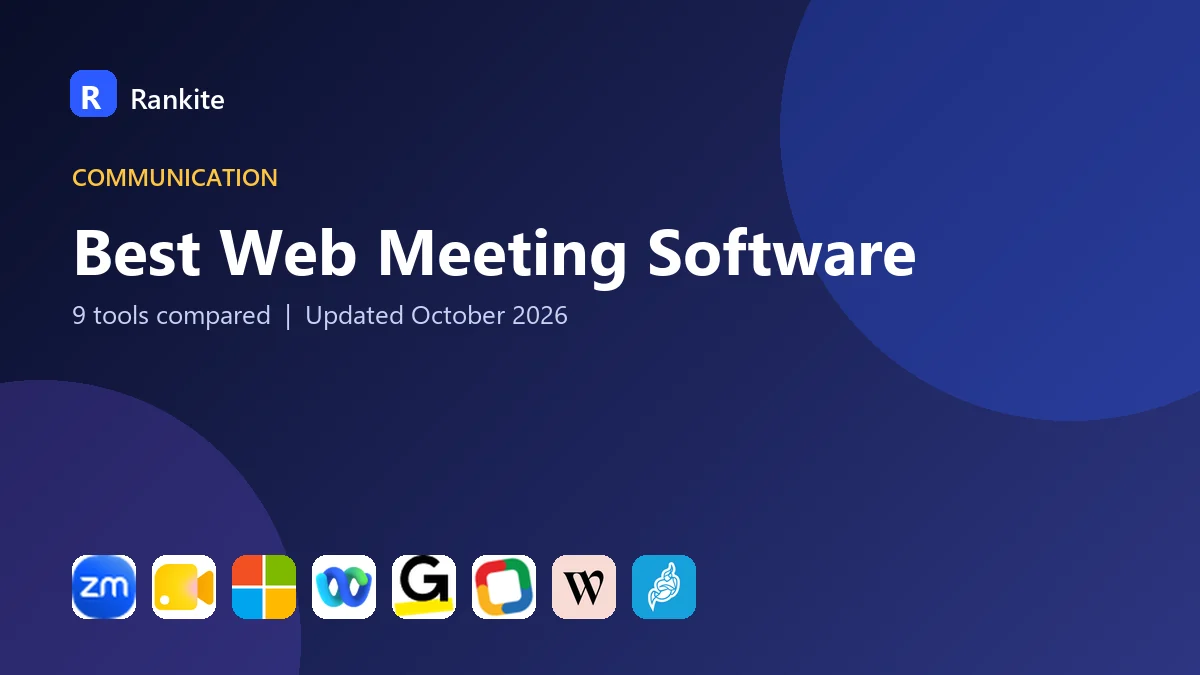 Best Web Meeting Software in 2026: 9 Tools Compared
