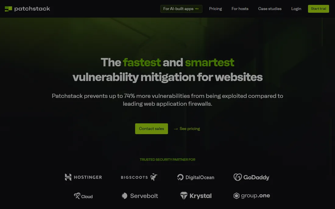 Patchstack homepage