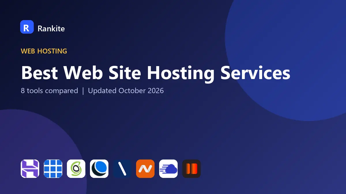 Best Web Site Hosting Services in 2026: 8 Hosts Compared