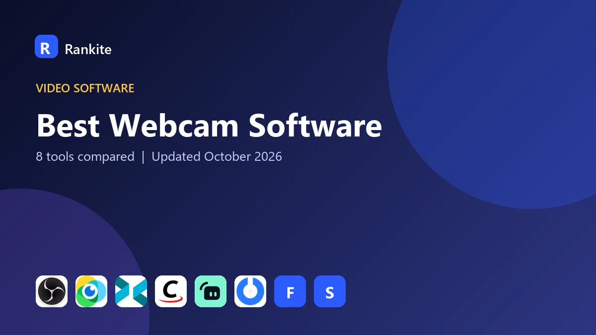 Best Webcam Software in 2026: 8 Tools Compared