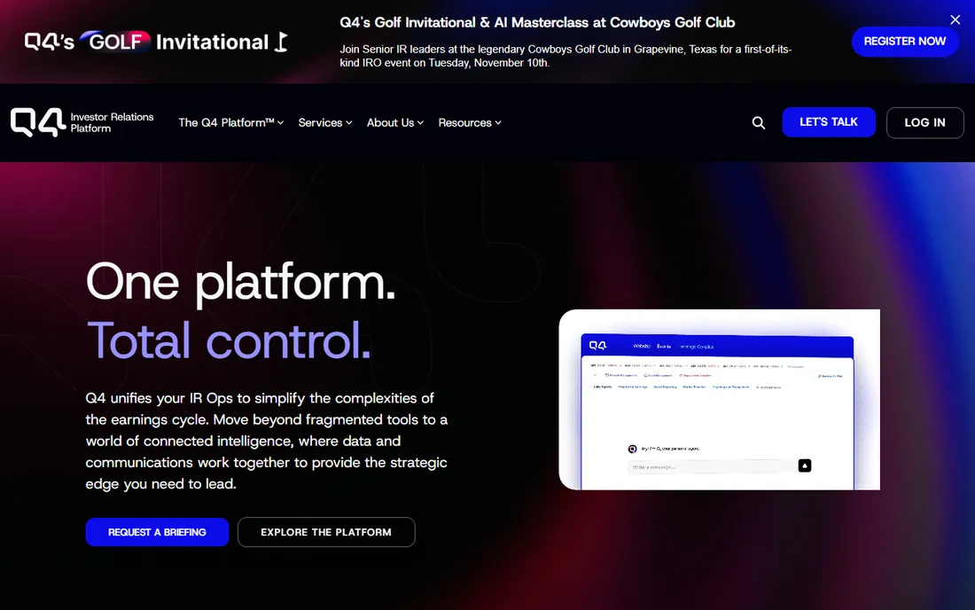 Q4 homepage