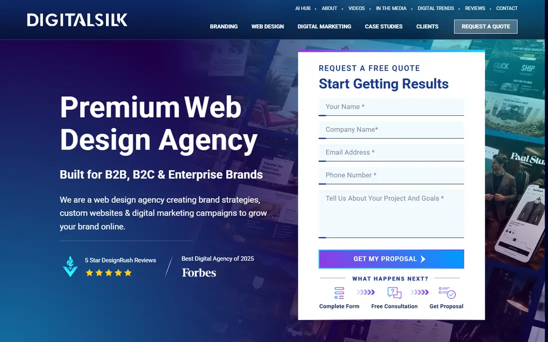 Digital Silk homepage