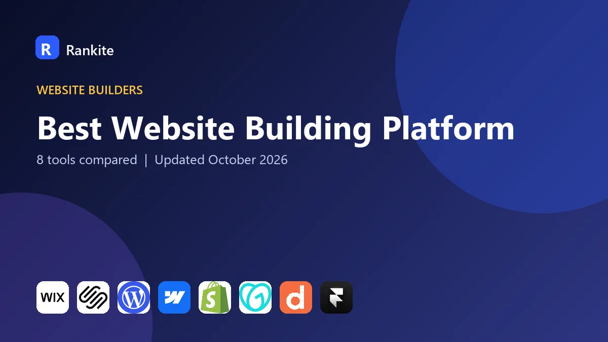 Best Website Building Platform: 8 Tools Compared