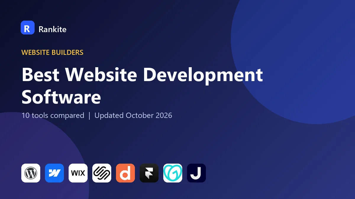 Best Website Development Software in 2026: 10 Builders Compared