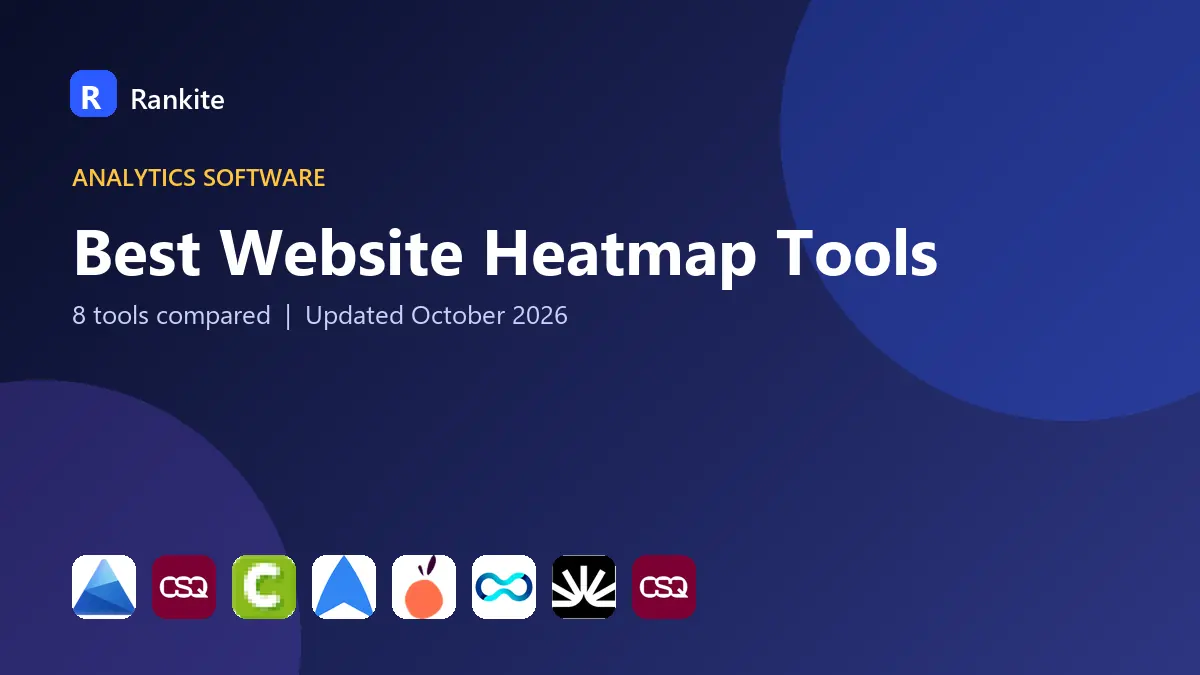 Best Website Heatmap Tools in 2026: 8 Tools Compared