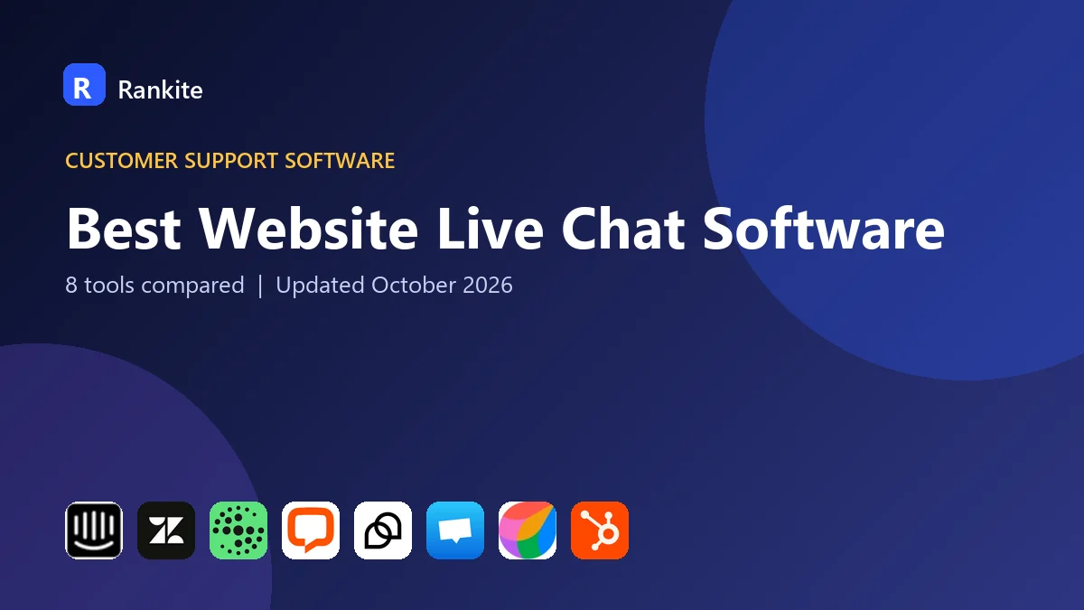 Best Website Live Chat Software: 8 Tools Compared