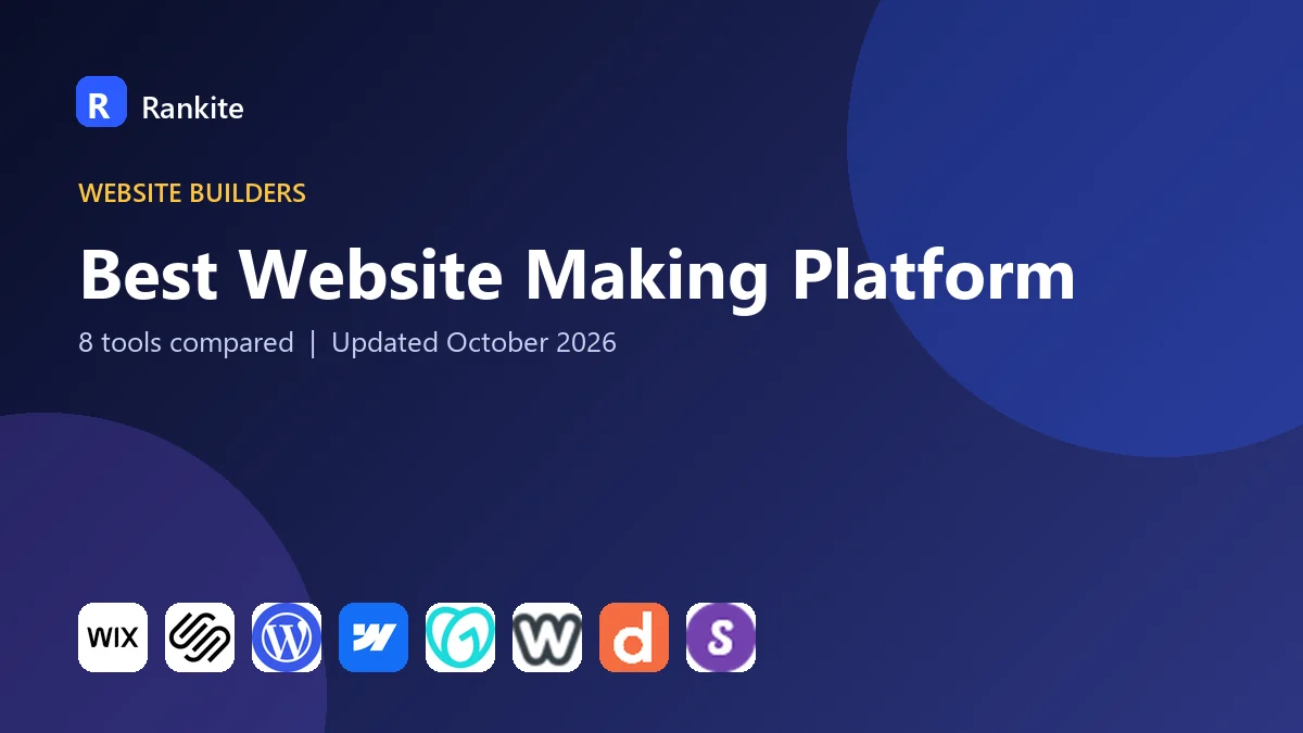 Best Website Making Platform: 8 Tools Compared