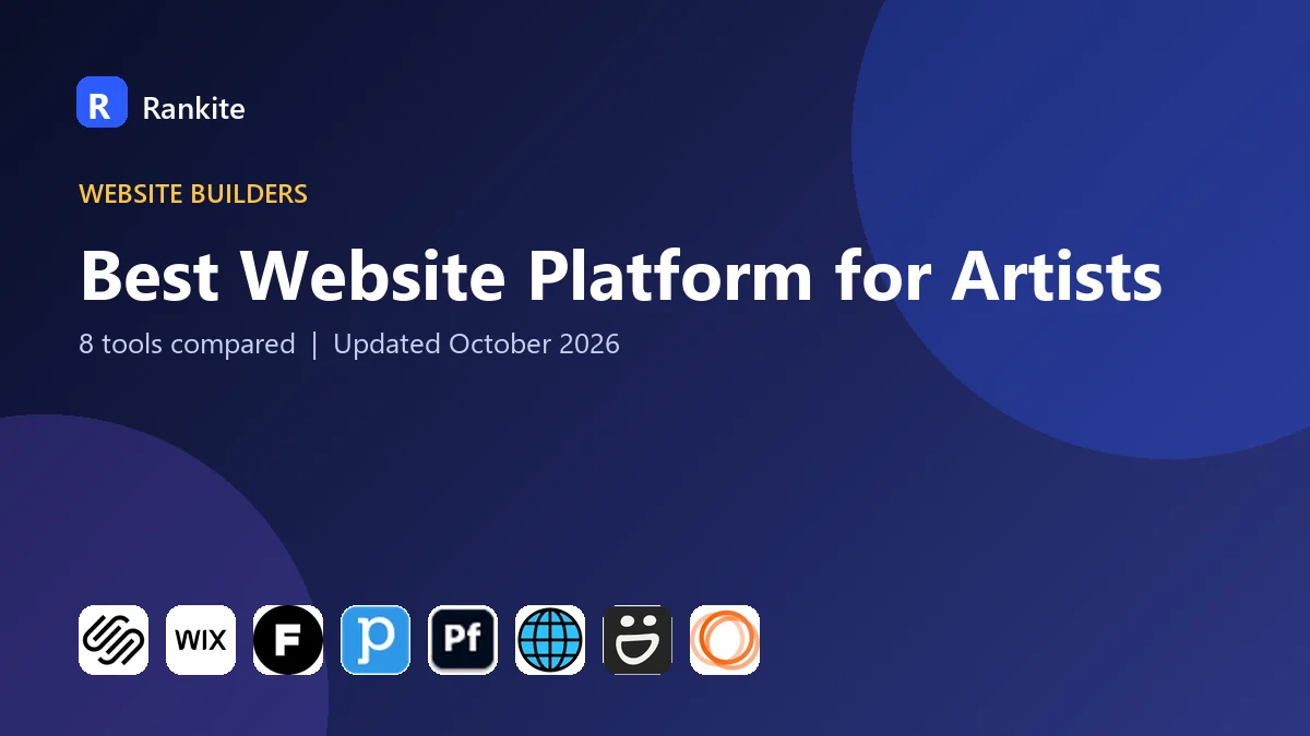 Best Website Platform for Artists: 8 Tools Compared