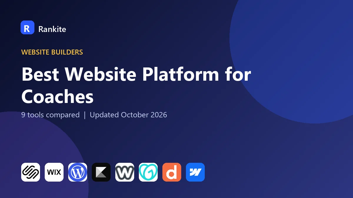 Best Website Platform for Coaches in 2026: 9 Tools Compared