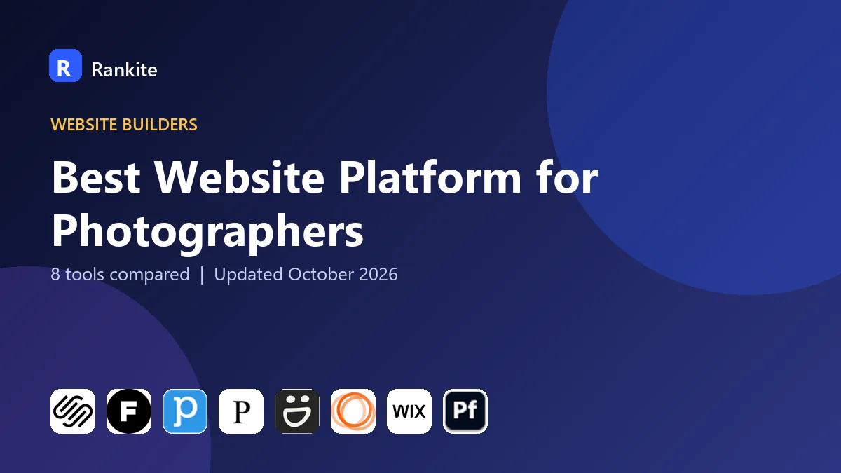 Best Website Platform for Photographers: 8 Tools Compared