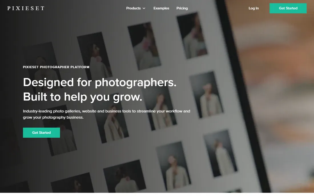 Pixieset homepage