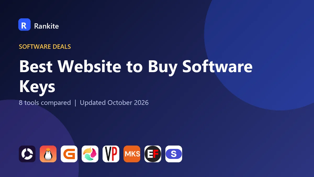 Best Website to Buy Software Keys in 2026: 8 Sites Compared