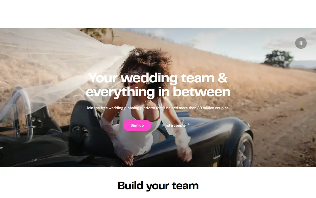 The Knot homepage