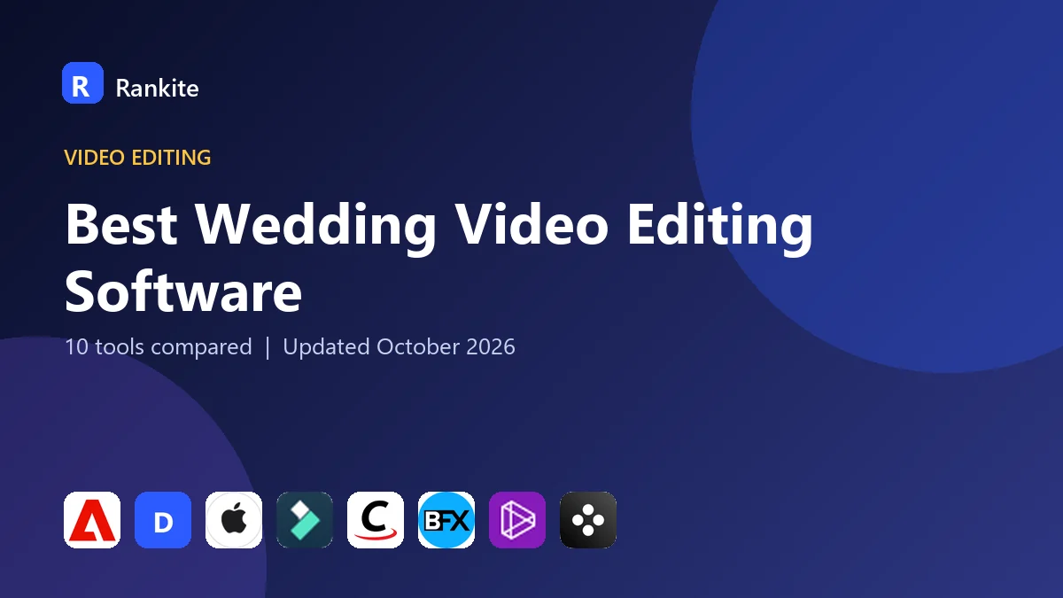 Best Wedding Video Editing Software in 2026: 10 Tools Compared