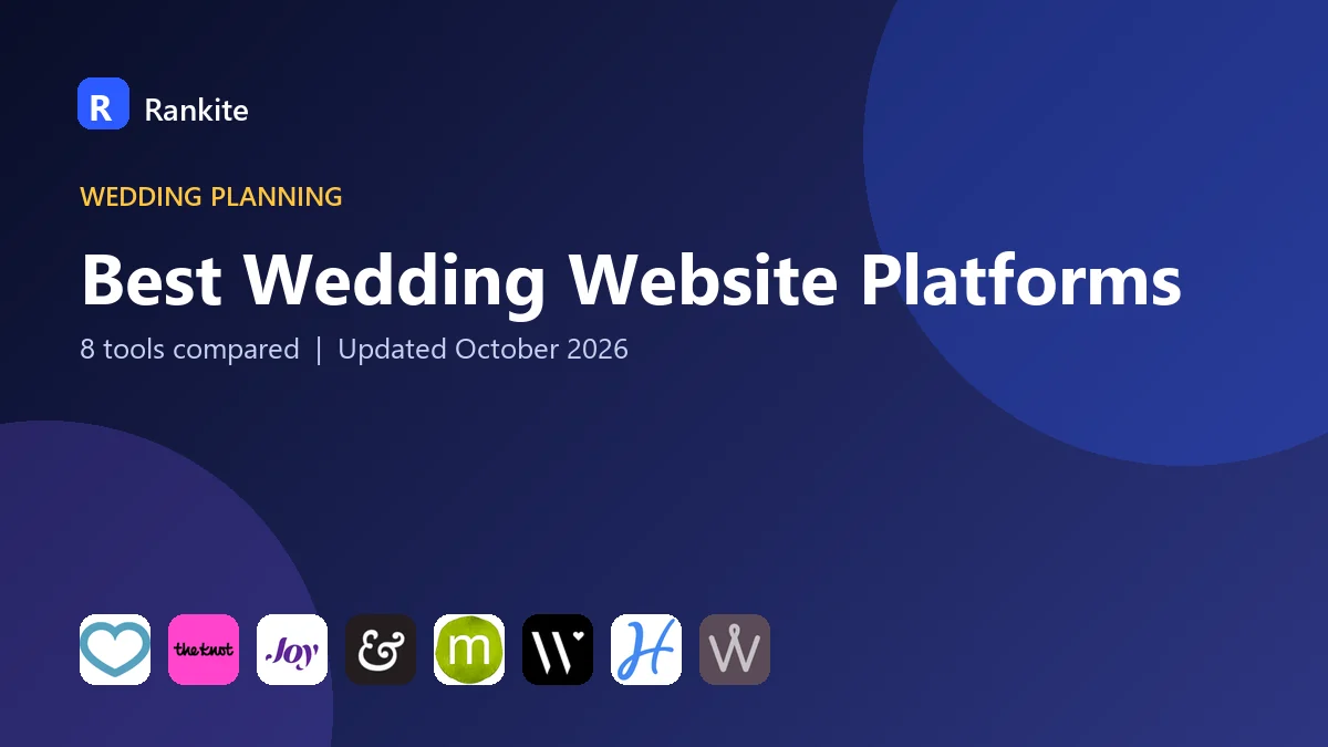 Best Wedding Website Platforms: 8 Tools Compared