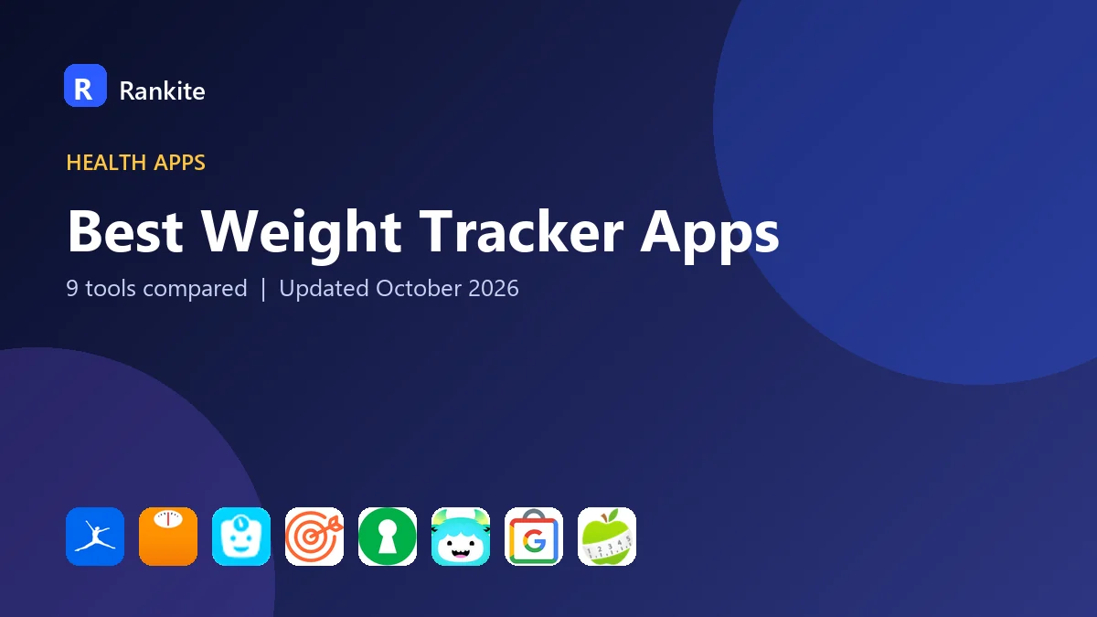 Best Weight Tracker Apps in 2026: 9 Apps Compared