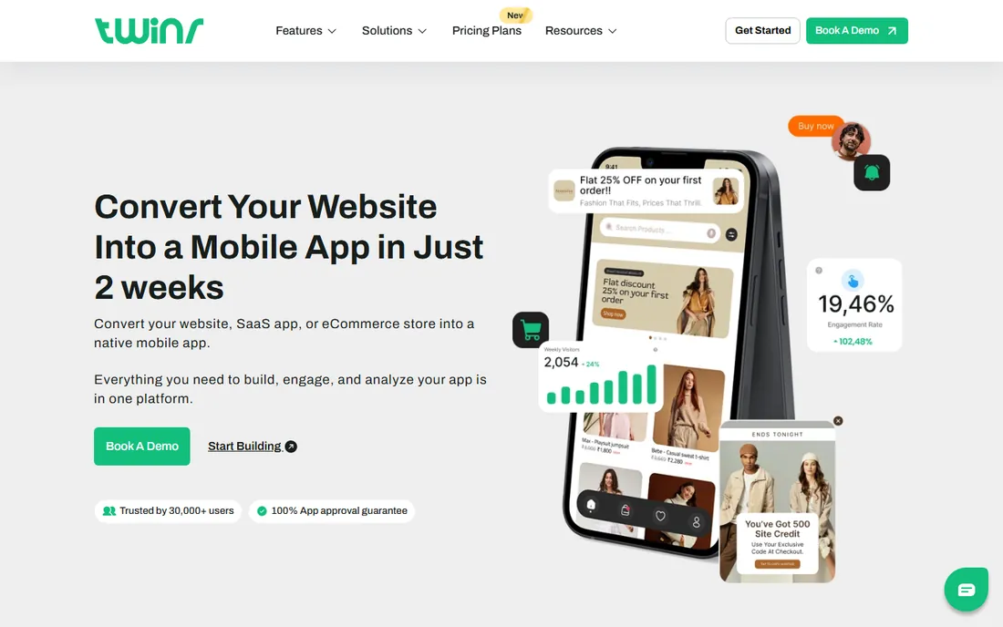 Twinr homepage