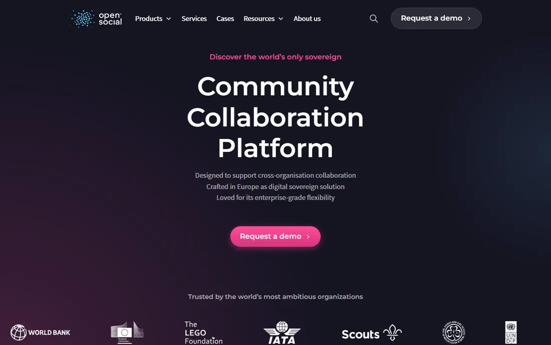 Open Social homepage