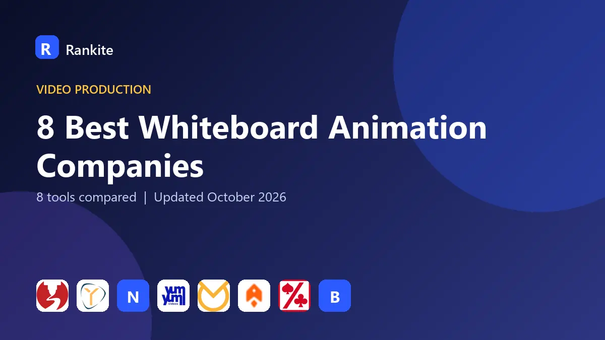 8 Best Whiteboard Animation Companies in 2026: 8 Tools Compared