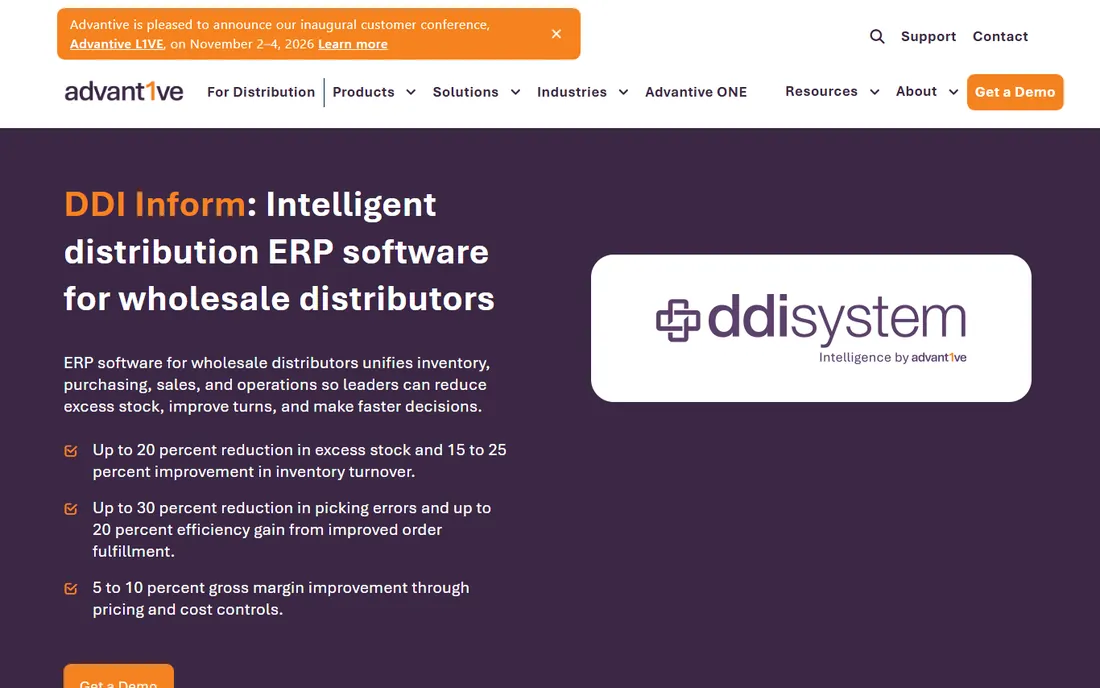 DDI System Inform homepage