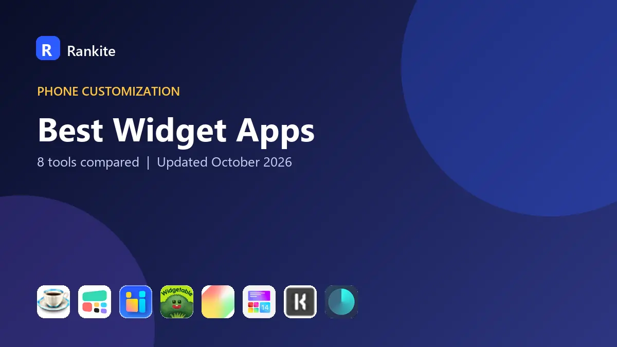 Best Widget Apps in 2026: 8 Tools Compared